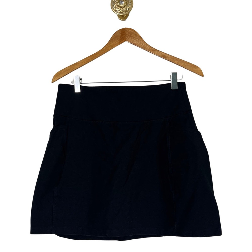 FIT 4 All by Carrie Wightman Waist Stabilized Pocket Skort Black XS A491513